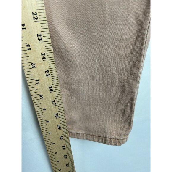 Everlane The Way High Slim 26R Jeans Denim Women's Organic Cotton Pink Straight - Picture 4 of 12